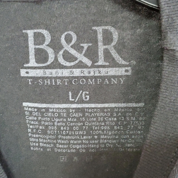 B&R Cozumel Skull & Swords shirt, sz:L - Picture 2 of 3